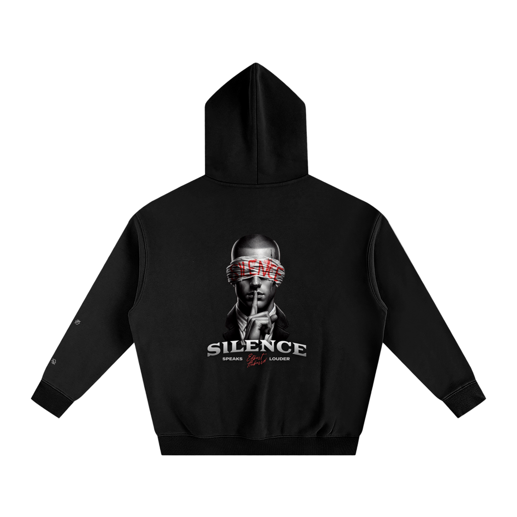 Silence Speaks Louder Fleeced Hoodie